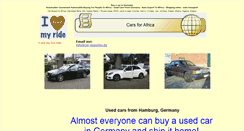 Desktop Screenshot of car-exporter.de